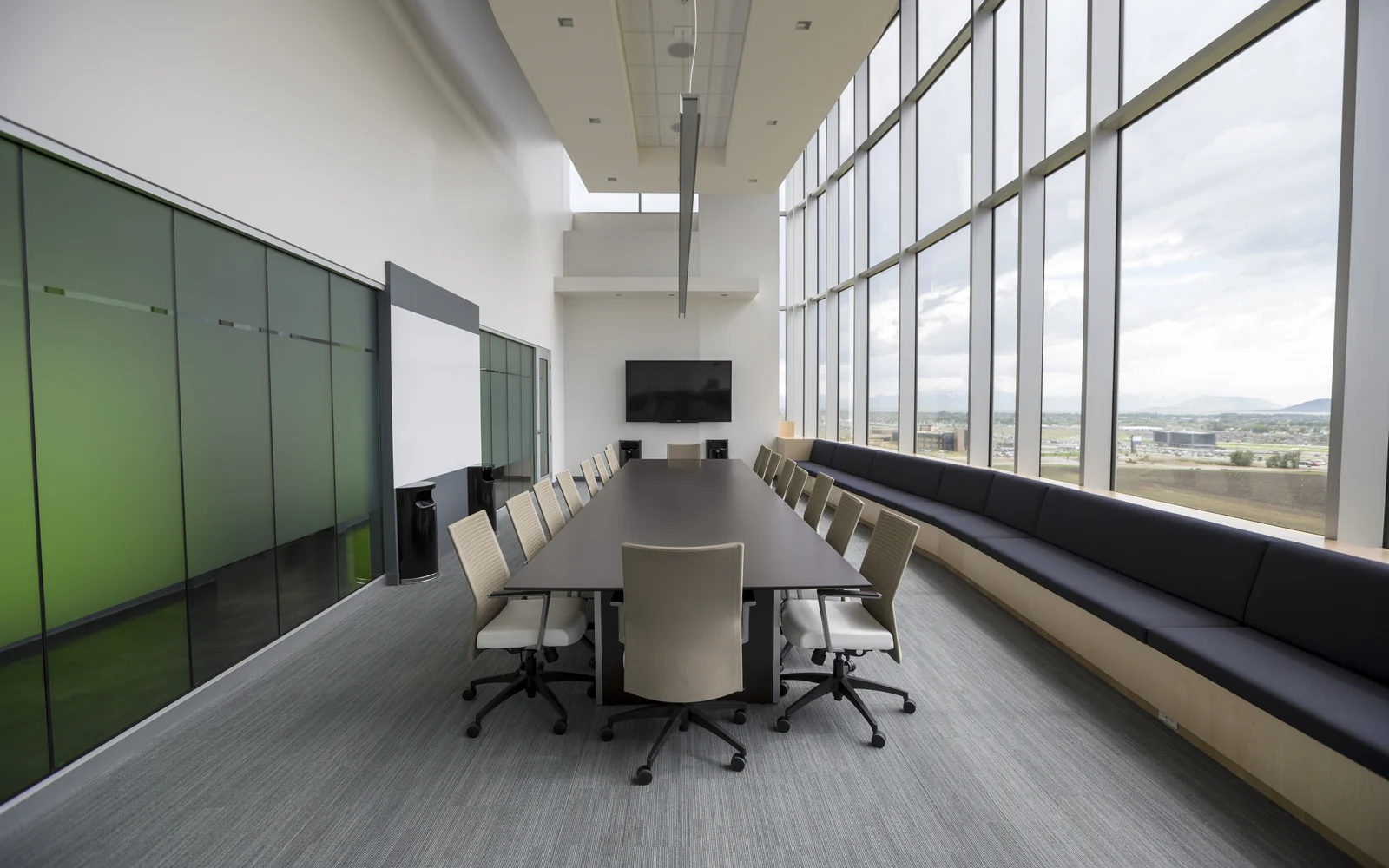 Modern boardroom